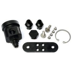 4 Way Housing for VAG Type Capsule, Including 5 bar Regulator, Fittings, Bracket, Black 13510