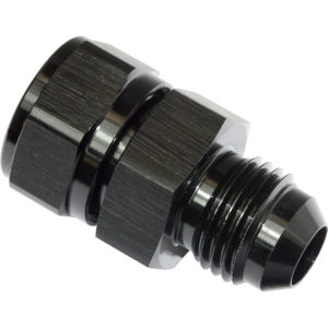 Adaptor, AN-6 Male to 9mm Spigot, Check Valve, L5LM Fitment, Black 15850