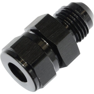 Adaptor, AN-6 Male to 9mm Spigot, Check Valve, L5LM Fitment, Black 15850