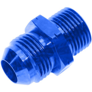 Adaptor, AN-6 to M12x1.5mm, Viton O Ring, Blue 15812