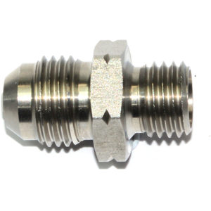Check Valve, AN-6 Male to M12x1.5mm, Stainless Steel 15802