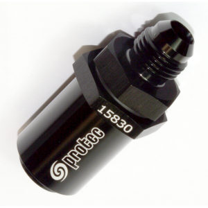 Check Valve, to Suit Std Bosch pump. AN-6 Male, Black 15830