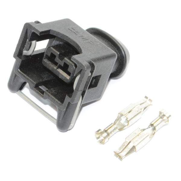 Electrical Connector, AMP Junior Timer 2 Pin Connector, Including Terminals (KV Type) 16403 (1