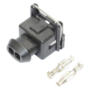 Electrical Connector, AMP Junior Timer 2 Pin Connector, Including Terminals (KV Type) 16403