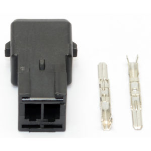 Electrical Connector, Junior Timer 2 Pin Connector, Male, Including Terminals, (KV Type) 16406