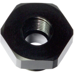 Port Plug, AN-6 ORB, Hex Head With 1 8 NPT Port, Including Viton O Ring, Black - 15897