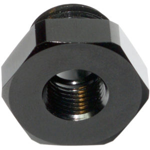 Port Plug, AN-6 ORB, Hex Head With 1 8 NPT Port, Including Viton O Ring, Black - 15897