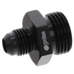 15844 - Adaptor, AN-6 to AN-10 ORB, Male-Male, Including Viton O Ring, Black