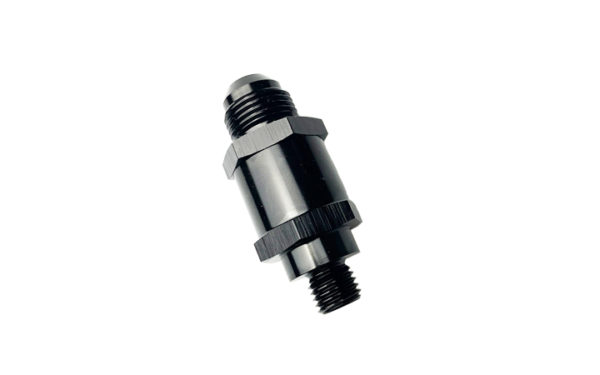 15916 - Check Valve, M12 X 1.5MM Male to AN-8 (JIC) Male, 5 psi Spring