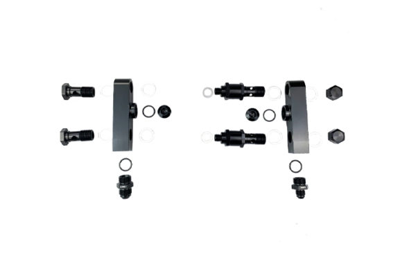 M18 x 1.5mm inlet manifold to M12 x 1.5mm check valve with manifold, kit (bracket not Included), 17000