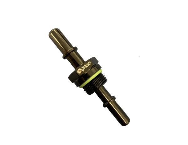 15886 - OE Quick Connect, 3/8" SAE Male to AN8 ORB with 5/16" SAE Male , Black
