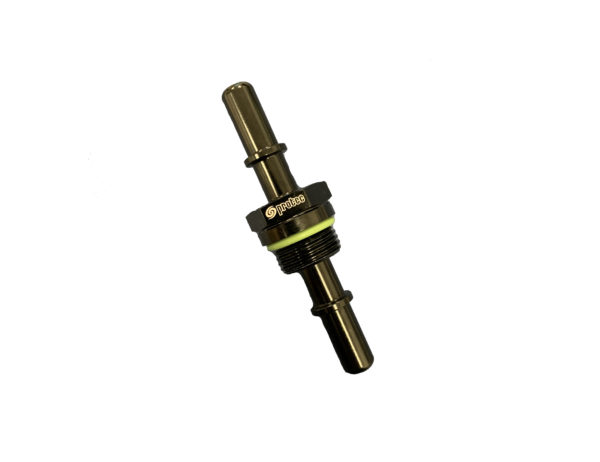 15887 - OE Quick Connect, 3/8" SAE Male to AN8 ORB with 3/8" SAE Male , Black