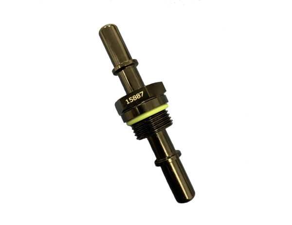 15887 - OE Quick Connect, 3/8" SAE Male to AN8 ORB with 3/8" SAE Male , Black - Image 2