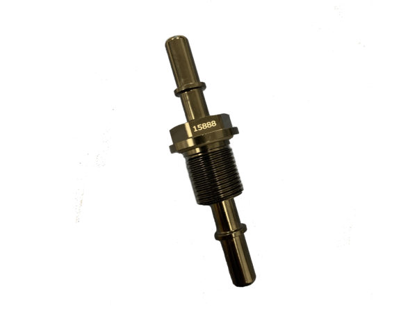 15888 - OE Quick Connect Bulkhead, 3/8" SAE Male to AN8 ORB with 3/8" SAE Male , Black - Image 2