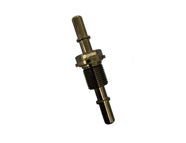 15888 - OE Quick Connect Bulkhead, 3/8" SAE Male to AN8 ORB with 3/8" SAE Male , Black
