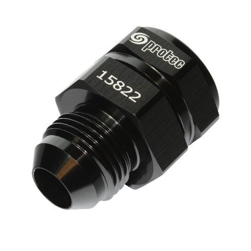 Adaptor-AN-8-Male-to-15mm-Spigot-Black