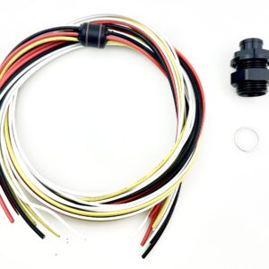 90057 - Electrical Connector, 10 way Hermetic seal, pass through,2ft x 2ft, 6 x 14 gauge Tefzol Wire, 4 x 18 gauge wire, AN-10 Bulkhead including Sealing Washers and O-Ring